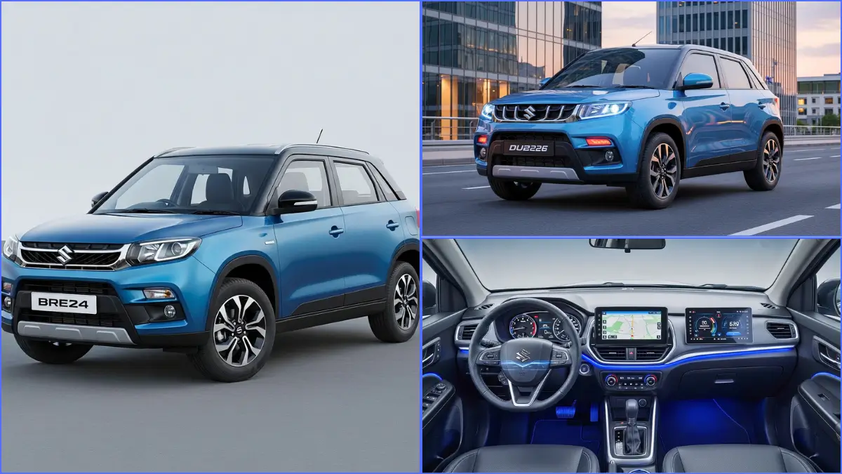 Maruti Brezza EMI Calculator 2026 में कितनी आसान है खरीदना? ₹18,500 प्रति महीने से शुरू, 60 महीने का लोन और सभी फाइनेंस प्लान्स की पूरी डिटेल! 1 Maruti Brezza EMI Calculator 2026