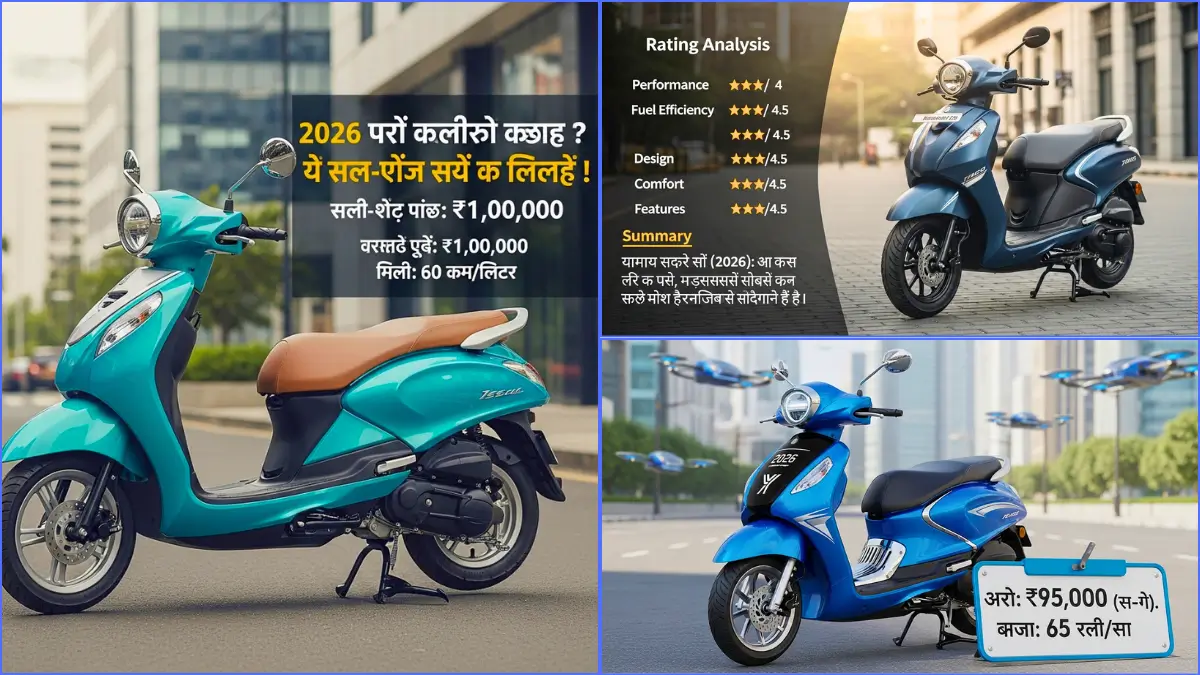 Yamaha Fascino 125 2026 में अभी भी बेस्ट स्टाइलिश स्कूटर है? ऑन रोड प्राइस और माइलेज की पूरी डिटेल! 1 Yamaha Fascino 125 2026